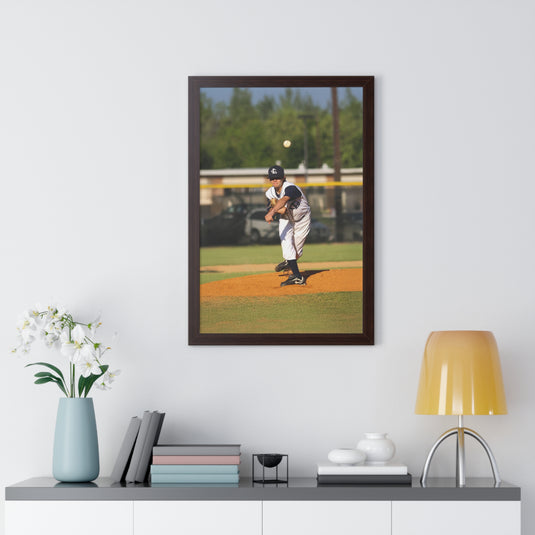 Quick Slants Photography Framed Vertical Poster