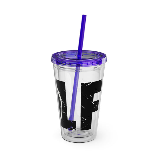 Golf 16 oz Sunsplash Tumbler with Straw