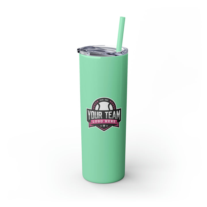Skinny Tumbler with Straw 20oz