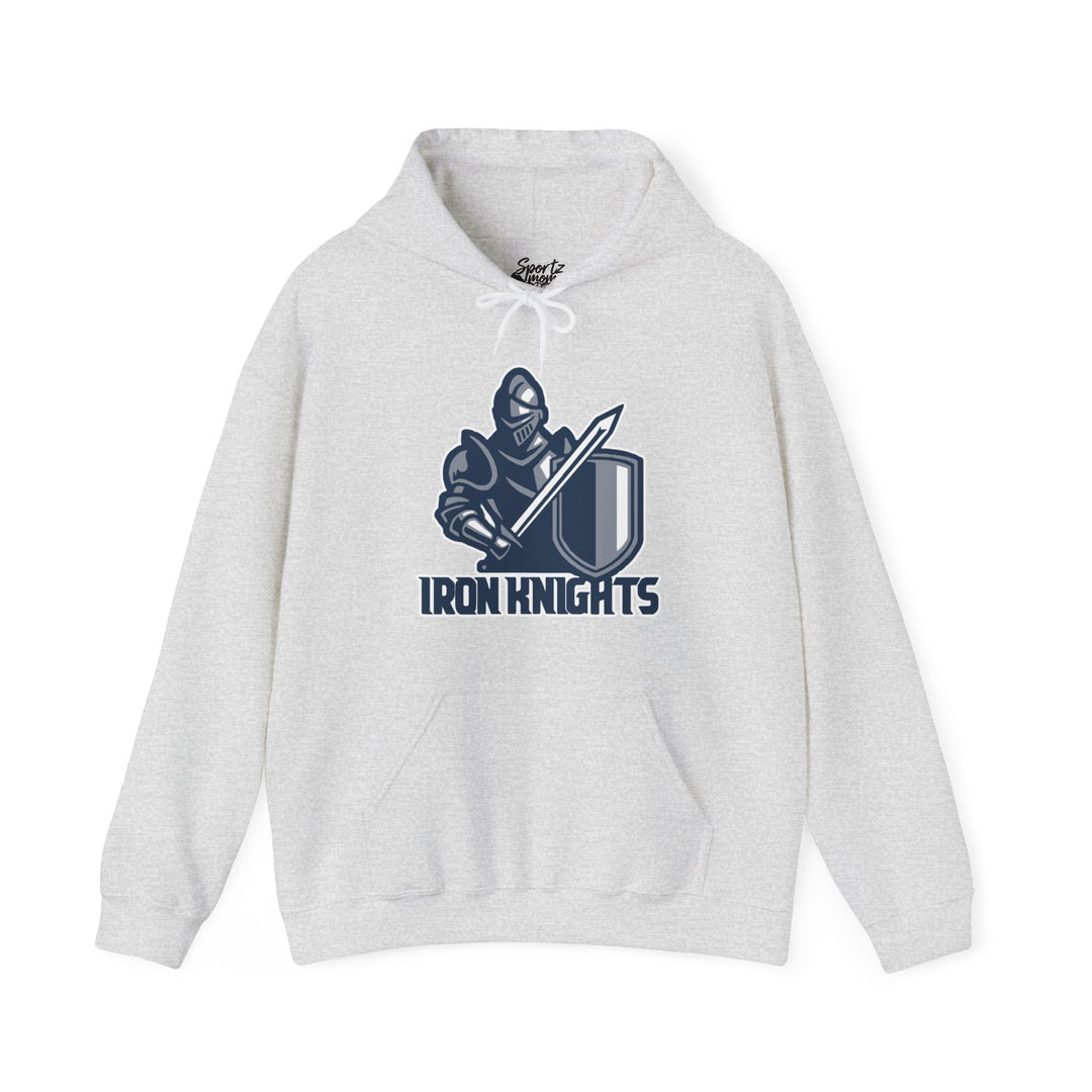 Iron Knights Adult Unisex Hooded Sweatshirt w/Knight Design