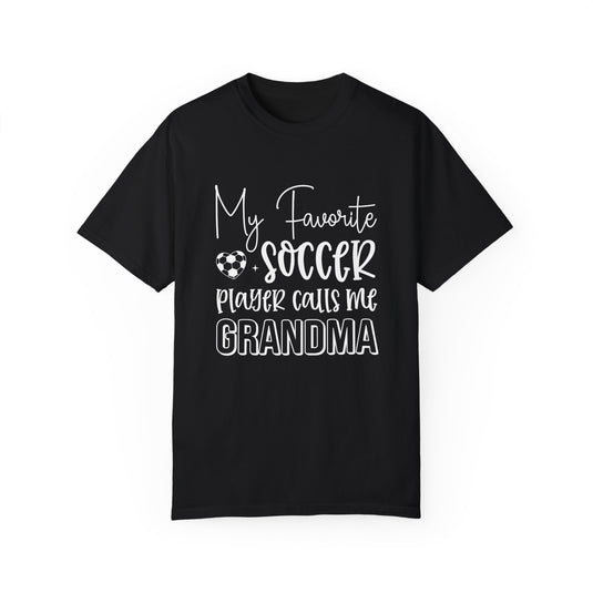 My Favorite Soccer Player (Grandma Version) Adult Unisex Premium T-Shirt