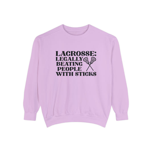 Lacrosse Legally Adult Unisex Premium Crewneck Sweatshirt