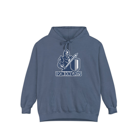 Iron Knights Premium Adult Unisex Hooded Sweatshirt W/Knight Logo Only