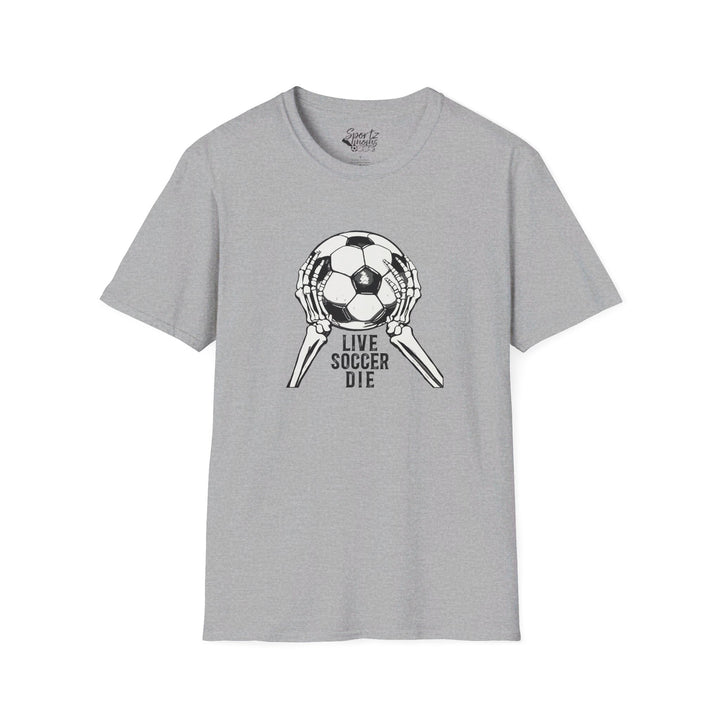 Live Soccer Die Adult Unisex T-Shirt