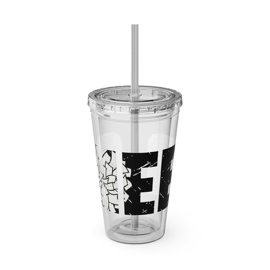 Cheer 16 oz Sunsplash Tumbler with Straw