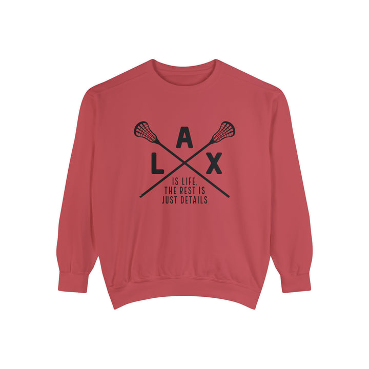 LAX is Life Lacrosse Adult Unisex Premium Crewneck Sweatshirt