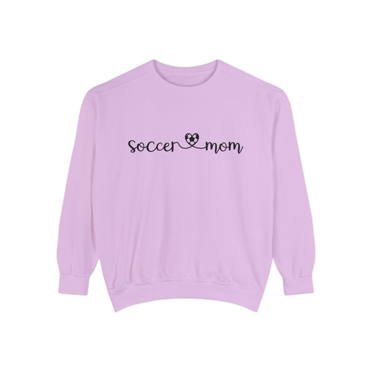 Soccer Mom with Heart Adult Unisex Premium Crewneck Sweatshirt