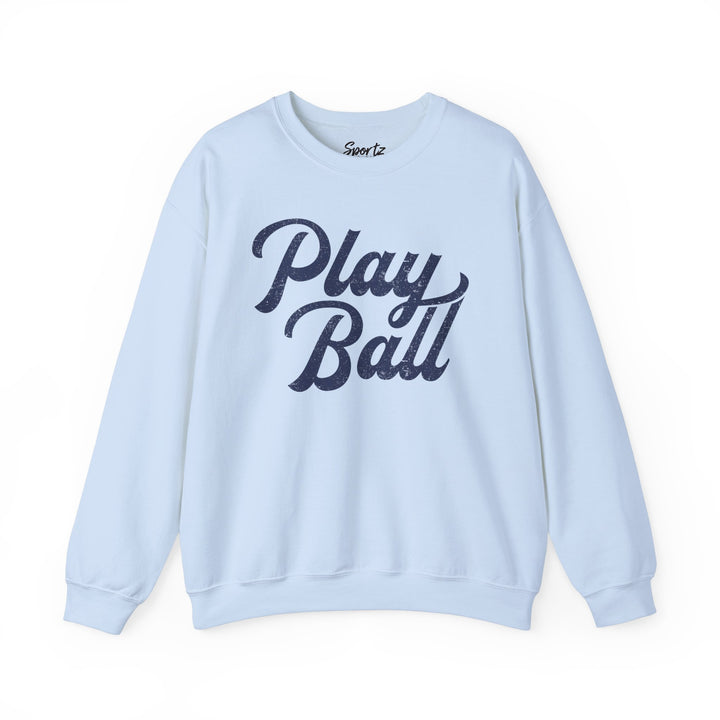 Play Ball Baseball Adult Unisex Crewneck Sweatshirt