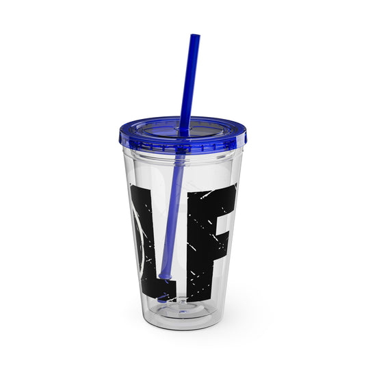 Golf 16 oz Sunsplash Tumbler with Straw