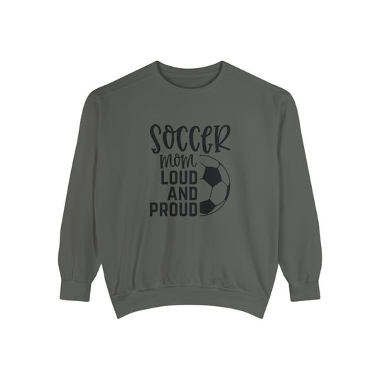 Soccer Mom Loud and Proud Adult Unisex Premium Crewneck Sweatshirt