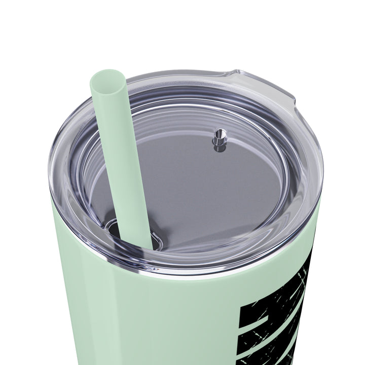 Gymnastics 20oz Skinny Tumbler with Straw w/Custom Name