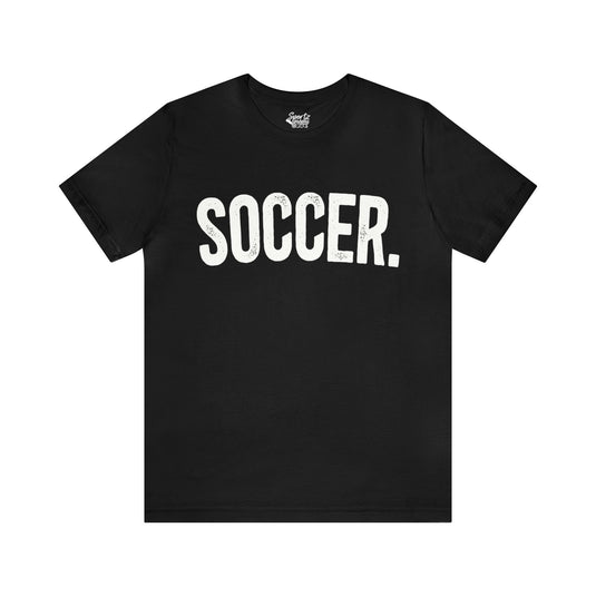 Rustic Design Soccer Adult Unisex Mid-Level T-Shirt