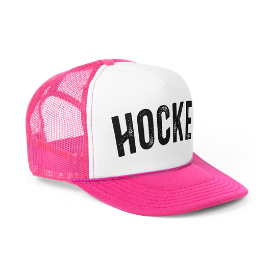 Hockey Rustic Design Trucker Hat