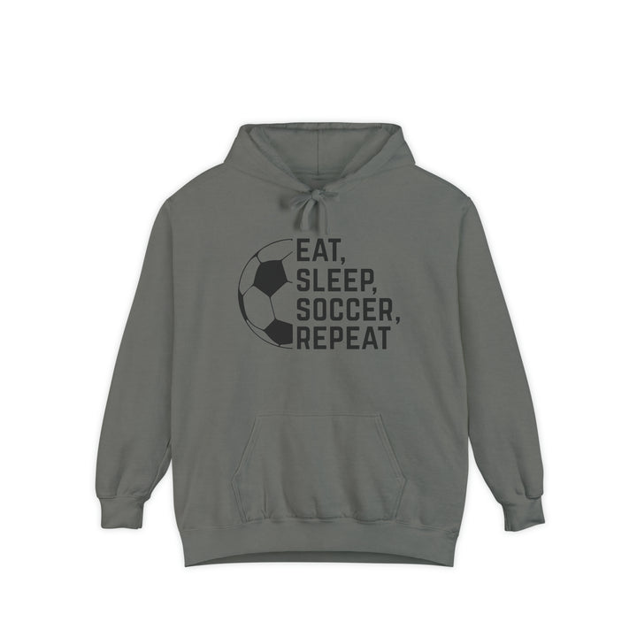 Eat Sleep Soccer Repeat Adult Unisex Premium Hooded Sweatshirt