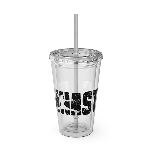 Gymnastics 16 oz Sunsplash Tumbler with Straw