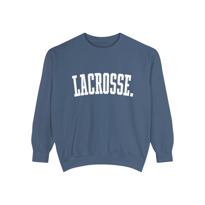 Tall Design Lacrosse Adult Unisex Premium Crewneck Sweatshirt