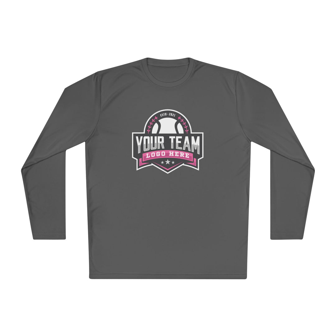 Unisex Adult Long Sleeve Competitor Moisture Wicking Shirt Color Options 1