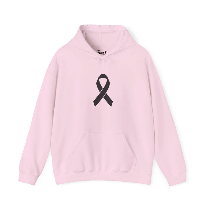 Cancer Ribbon Adult Unisex Hooded Sweatshirt