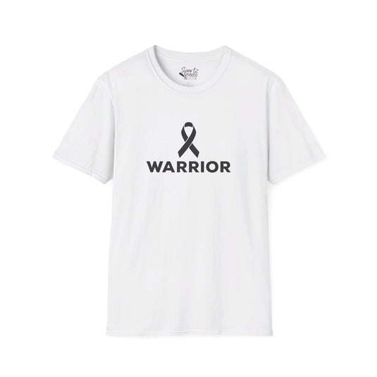 Cancer Ribbon Warrior Adult Unisex Basic T-Shirt