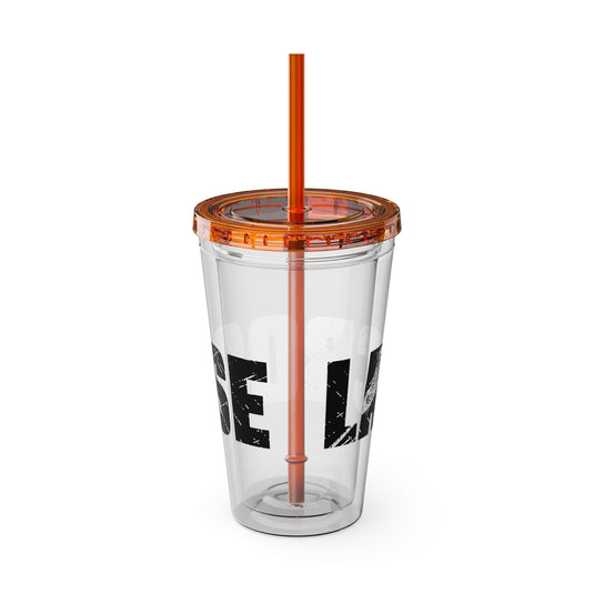 Lacrosse 16 oz Sunsplash Tumbler with Straw