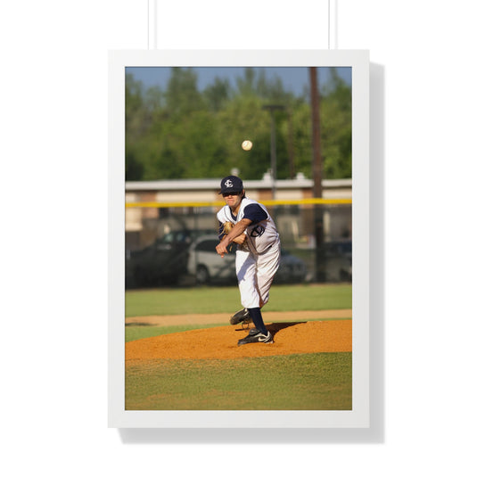 Quick Slants Photography Framed Vertical Poster