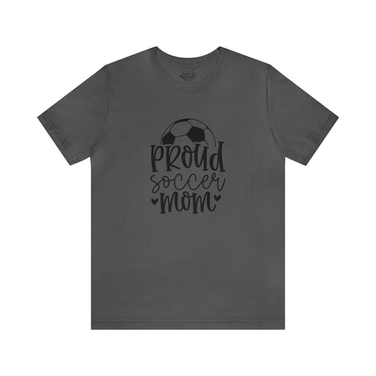 Proud Soccer Mom Adult Unisex Mid-Level T-Shirt