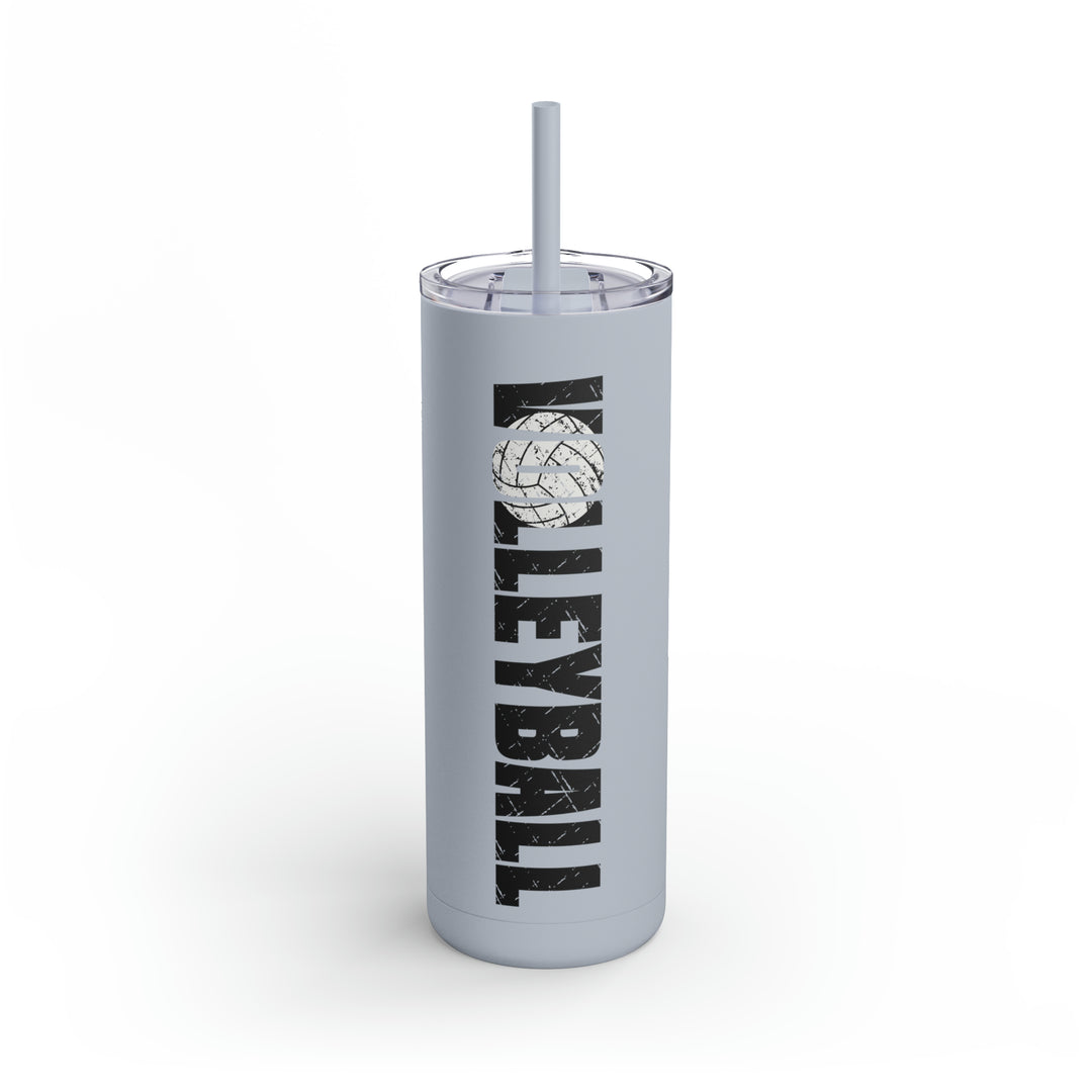 Volleyball 20oz Skinny Matte Tumbler