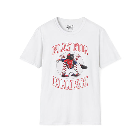 Play for Elijah Unisex Adult Basic T-Shirt