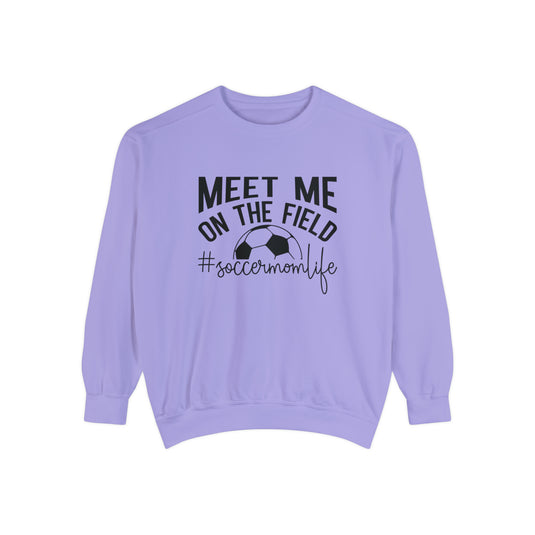 Meet Me on the Field Soccer Adult Unisex Premium Crewneck Sweatshirt