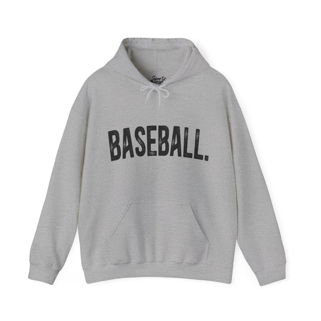 Rustic Design Baseball Adult Unisex Hooded Sweatshirt