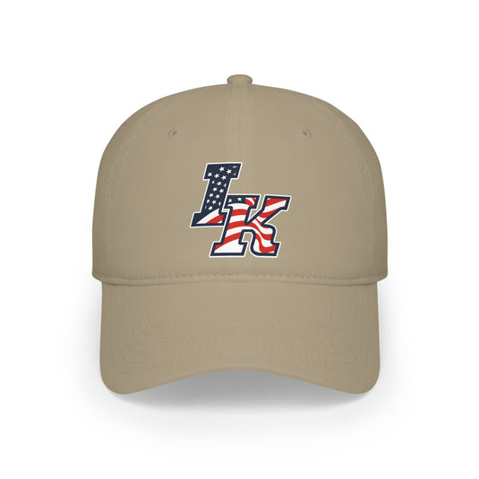 Iron Knights Low Profile Baseball Cap w/Flag Design