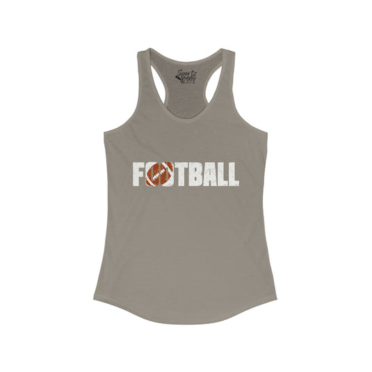 Football Adult Women's Racerback Tank