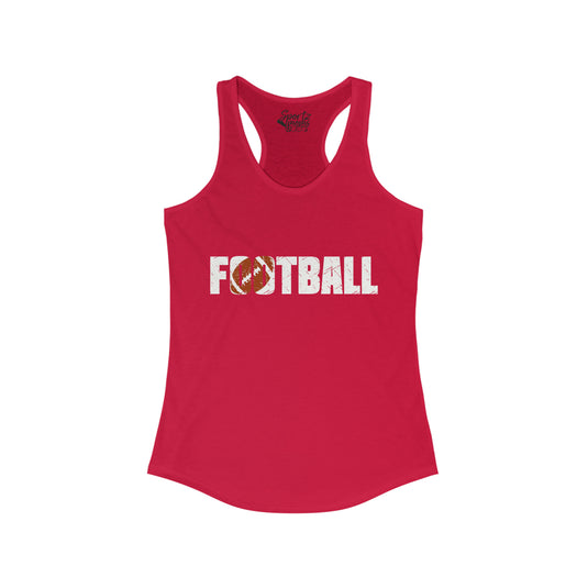 Football Adult Women's Racerback Tank