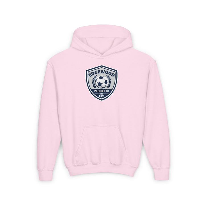 Edgewood Premier FC Unisex Youth Hooded Sweatshirt - Breast Cancer Awareness