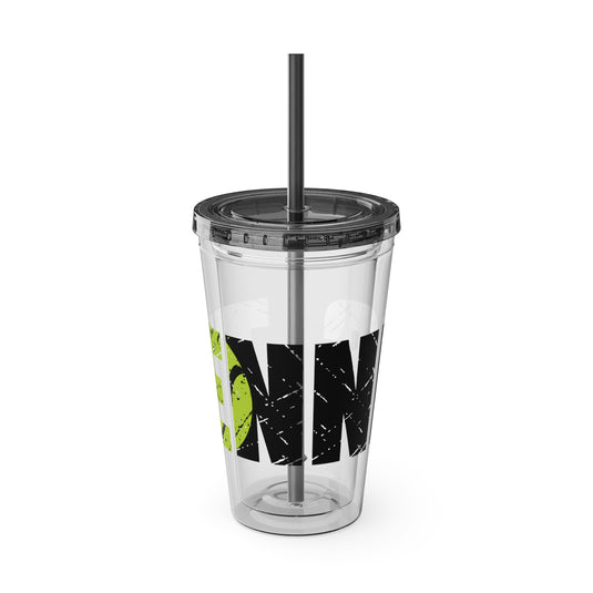 Tennis 16 oz Sunsplash Tumbler with Straw