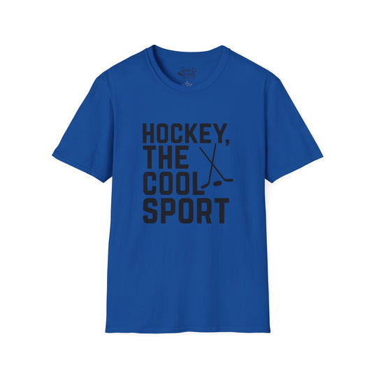 Hockey The Cool Sport Adult Unisex Basic T-Shirt