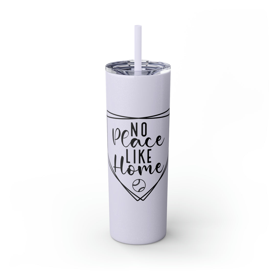 No Place Like Home V2 Baseball 20oz Skinny Tumbler with Straw in Matte or Glossy
