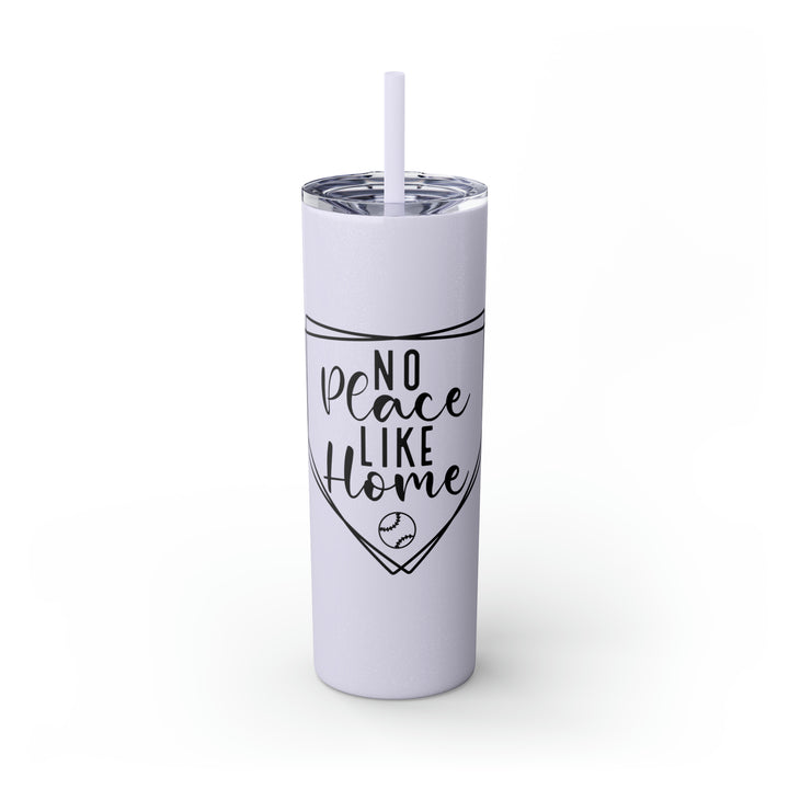 No Place Like Home V2 Baseball 20oz Skinny Tumbler with Straw in Matte or Glossy