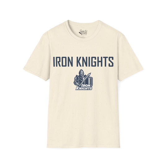 Iron Knights Basic Adult Unisex T-Shirt w/Knight Design, Name & Number on back