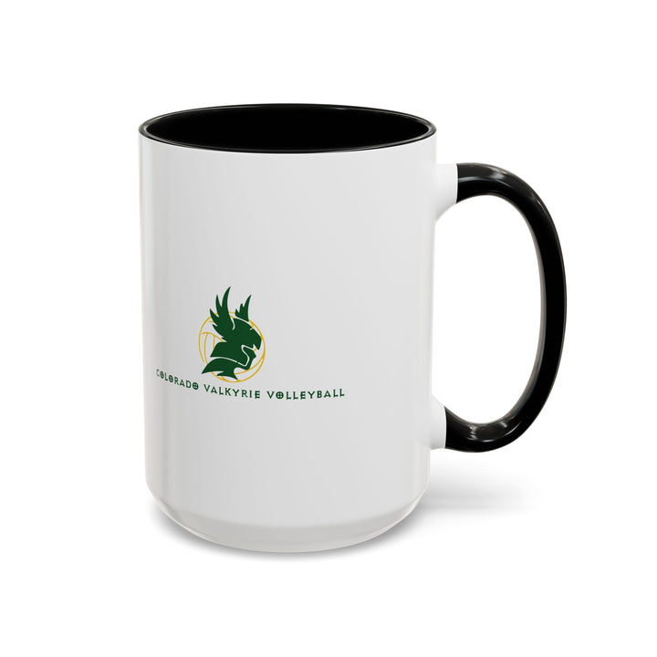 Colorado Valkyrie Volleyball Club Accent Coffee Mug