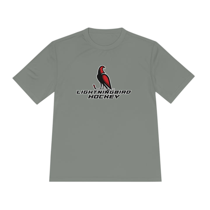 Wheeling Lightningbirds Unisex Adult Moisture Wicking T-Shirt - Hockey Design