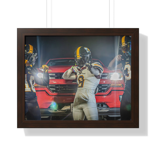 Offside Sports Photography Framed Horizontal Poster