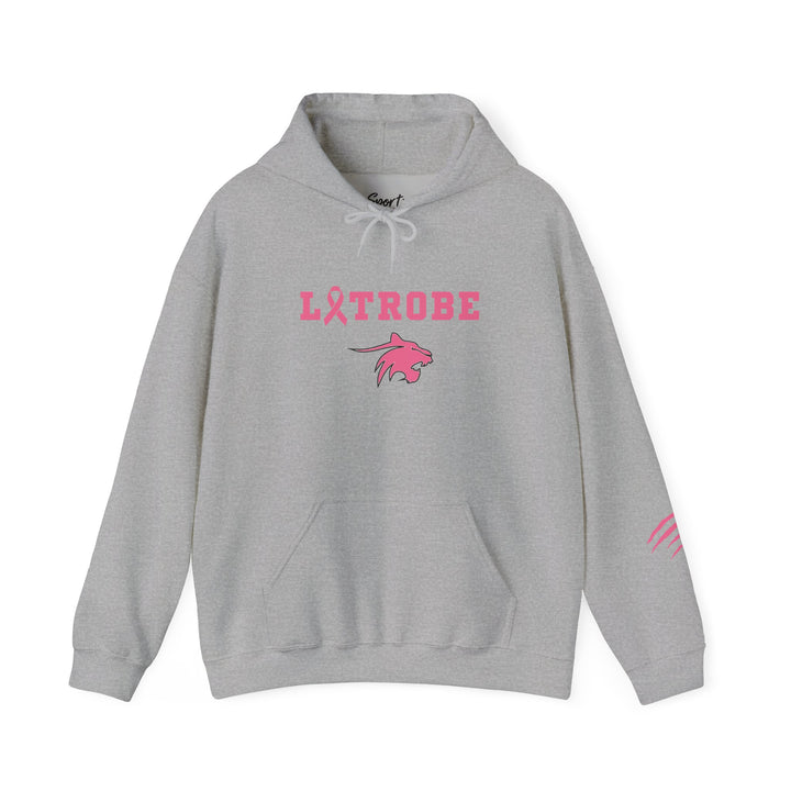 Latrobe Boys Soccer Unisex Adult Hooded Sweatshirt - Cancer Design