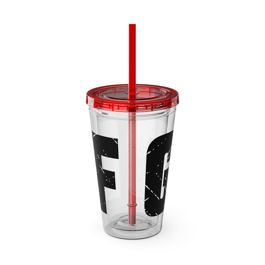 Golf 16 oz Sunsplash Tumbler with Straw