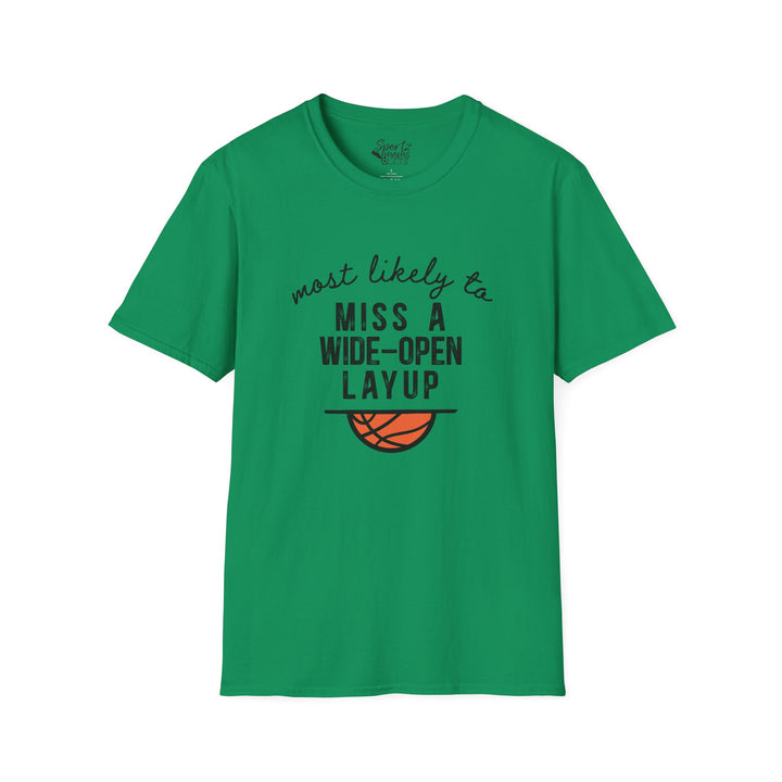 Most Likely To Basketball Adult Unisex T-Shirt