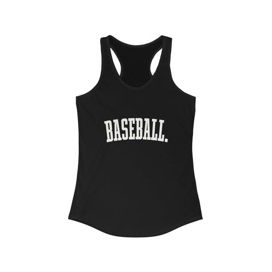 Tall Design Baseball Women's Racerback Tank