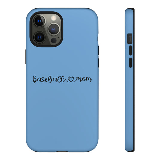 Baseball Mom Phone Case with Heart