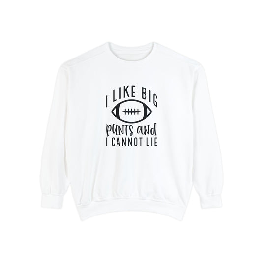 I Like Big Punts Football Adult Unisex Premium Crewneck Sweatshirt