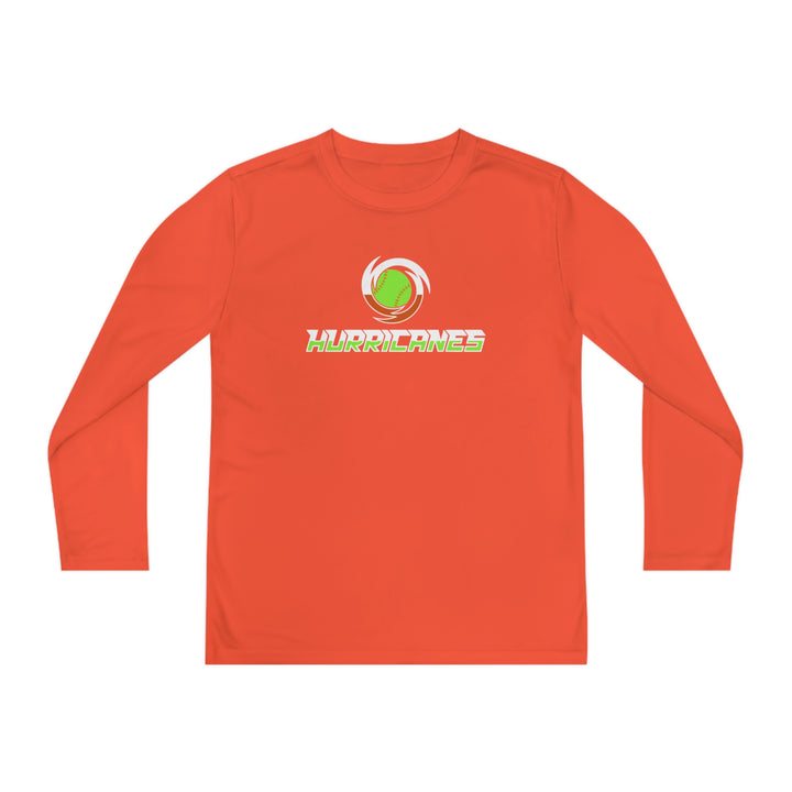 SC Hurricanes Unisex Youth Long Sleeve Competitor Moisture Wicking Shirt