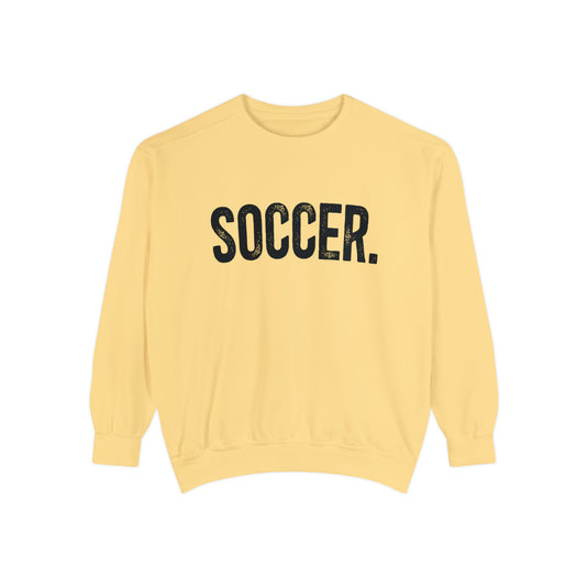 Rustic Design Soccer Adult Unisex Premium Crewneck Sweatshirt